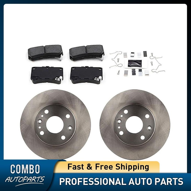 Front Brake Rotors Ceramic Brake Pads for Ford Aspire 1.3L 1994 1995 1996 1997