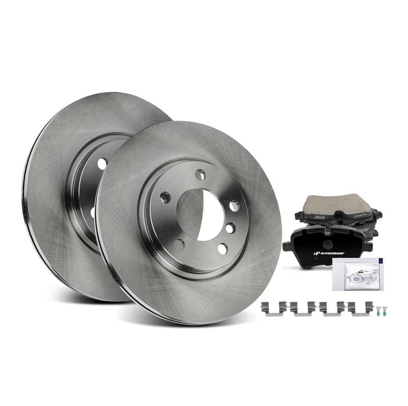 A-Premium 12.08 inch (307mm) Front Vented Disc Brake Rotors.open Box gallery