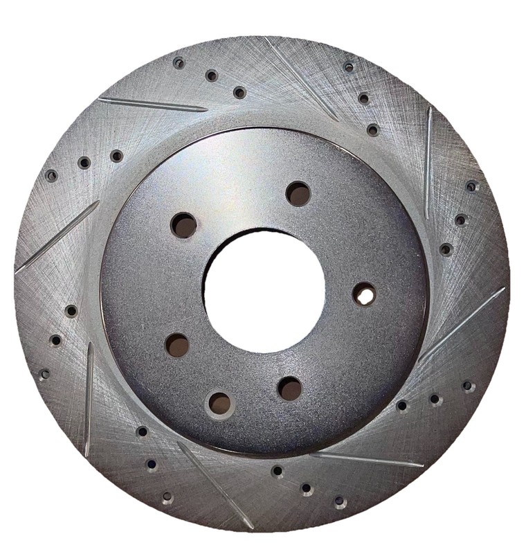 Dynamic Friction 631-42039R Drilled Slotted Disc Brake Rotor for Nissan Infiniti