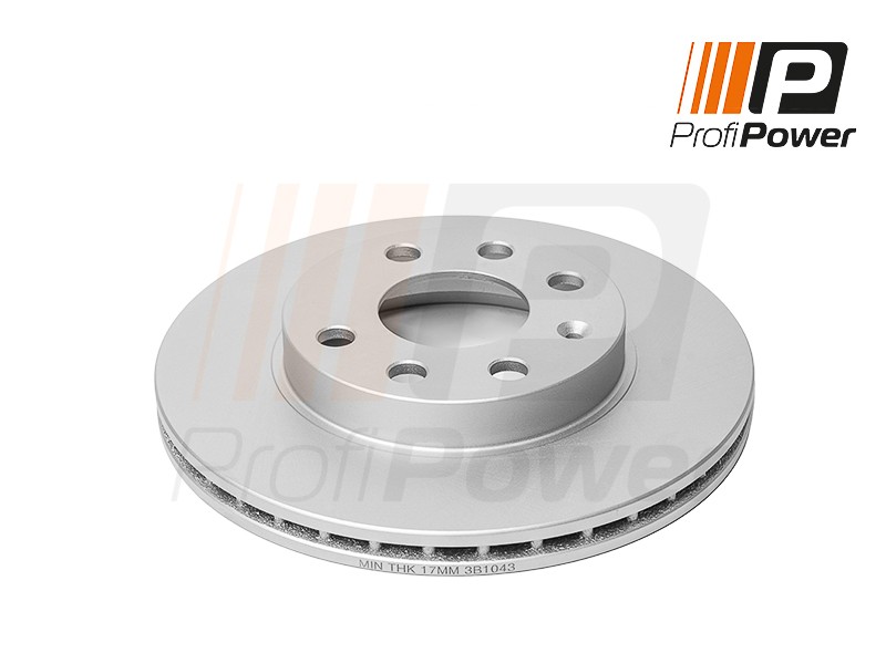 ProfiPower 3B1043 brake disc for Opel