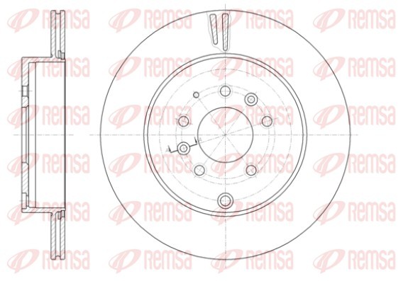 REMSA 61402.10 Brake Disc for Mazda, Suzuki