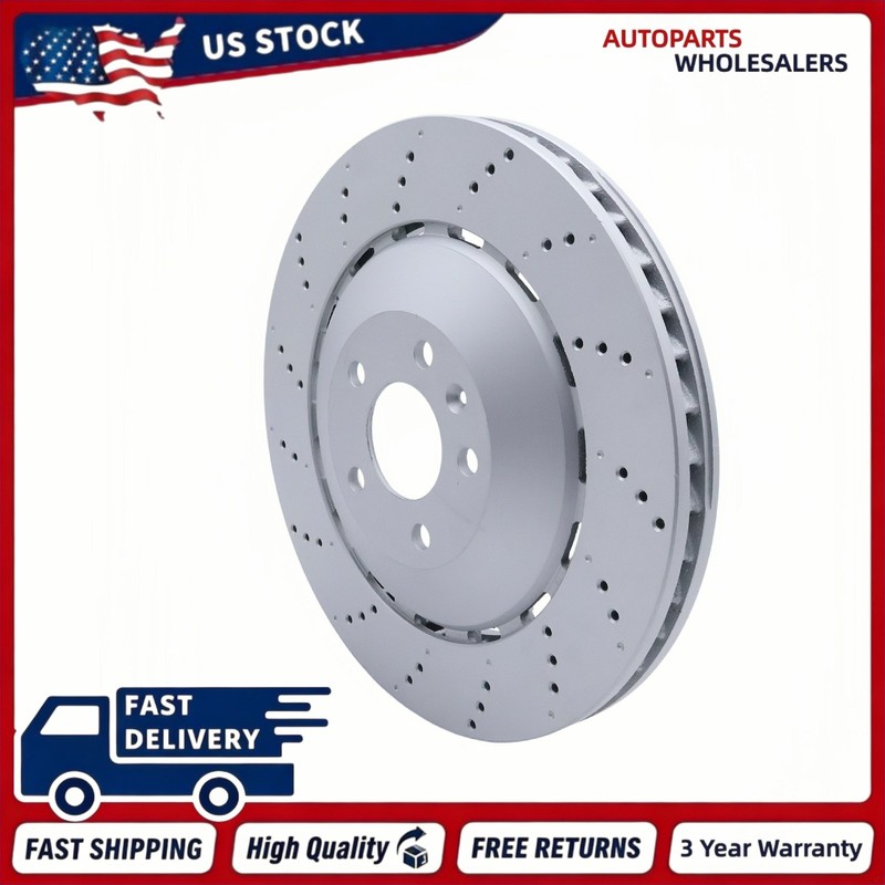 2Pcs Front Brake Disc Rotors for Lamborghini Huracan Lp580 Audi R8 and RS8 US gallery