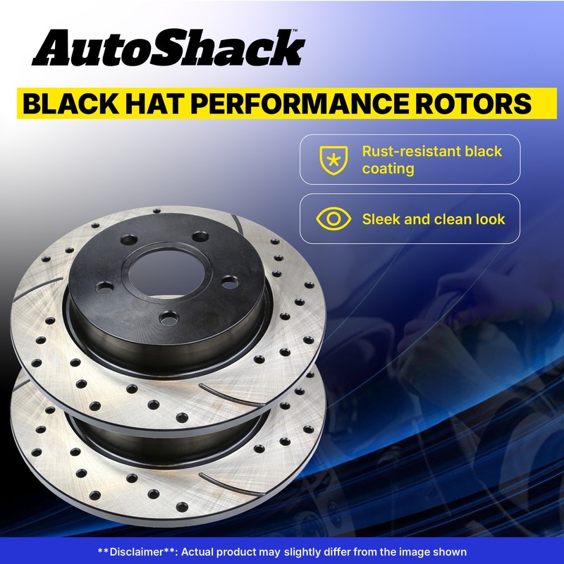 Front Rear Drilled Slotted Brake Rotors for Volkswagen, Jetta 2011-2018 gallery