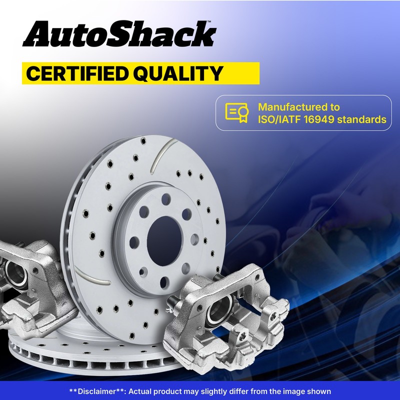Front Rear Drilled Slotted Brake Rotors Calipers for Honda, Civic 2009-2011 gallery
