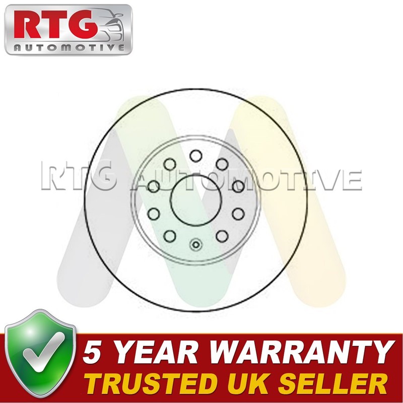 RTG Front 1x Brake Disc Fits A3 Arona Leon Octavia Golf Alltrack Sportsvan