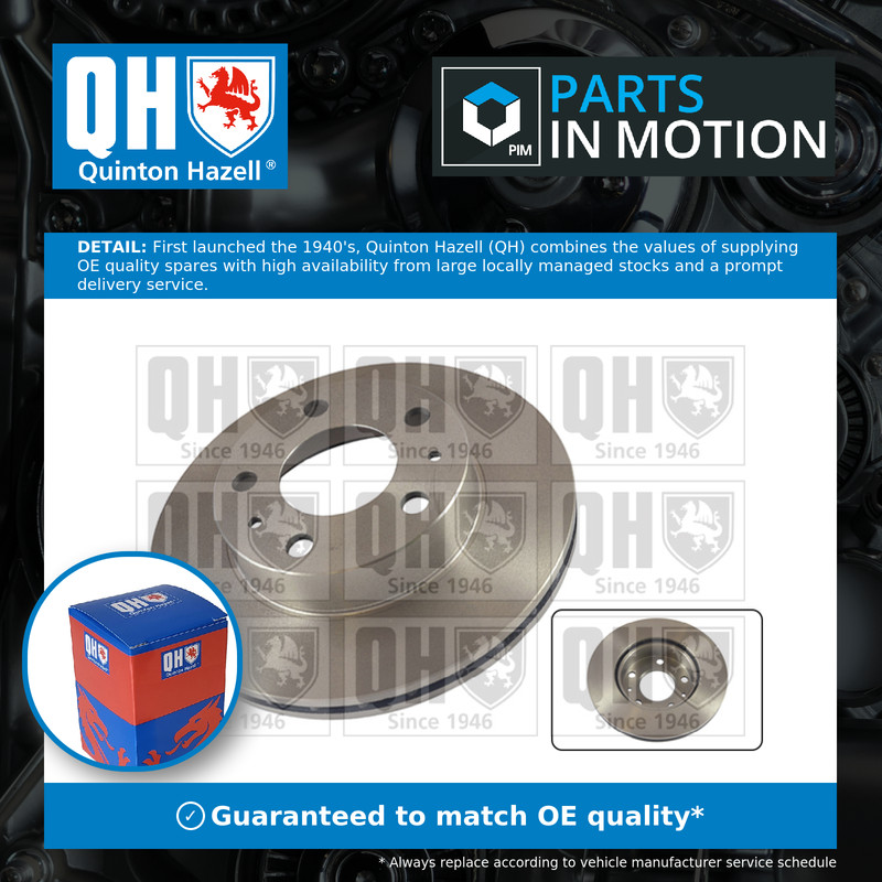 Brake Disc Single Vented fits FIAT DUCATO 230 2.5D Front 94 to 02 8140.47 280mm