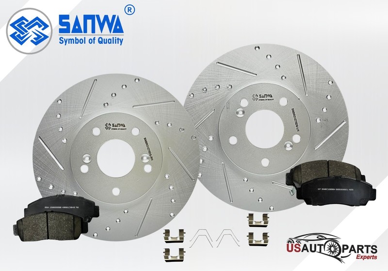 FRONT BRAKE ROTOR VENTED GEOMET D&S &CERAMIC PAD KIT 300 mm FOR ACCORD 2011-2014