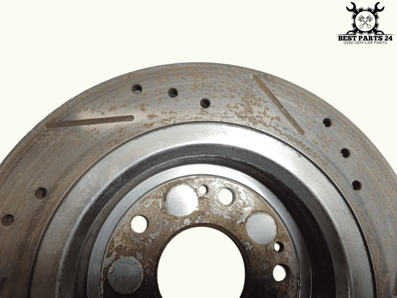 Rear Left Driver Side Brake Disc Rotor Drilled & Slotted OEM 18-25 Honda Accord gallery