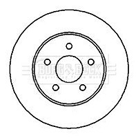 Borg & Beck 1x Brake Disc Pair BBD4239 – BRAND NEW – GENUINE – 5 YEAR WARRANTY