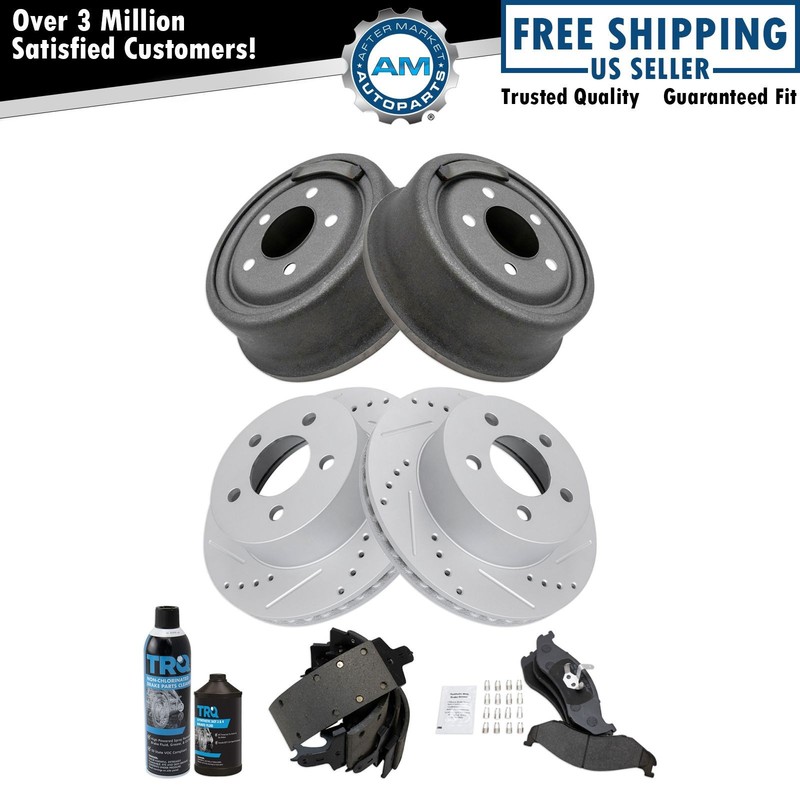 Performance Brake Pad & Rotor,Shoe & Drum Kit Fits Jeep