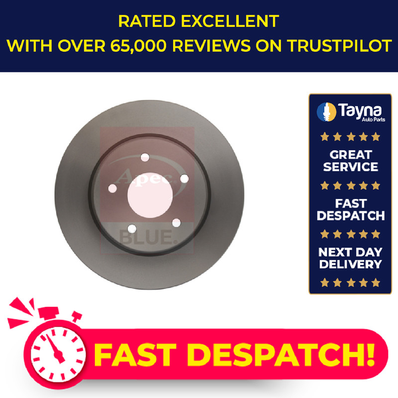 2x Brake Discs Pair Solid Rear 308mm SDK6350 Apec Blue Set 4243130260 4243153011