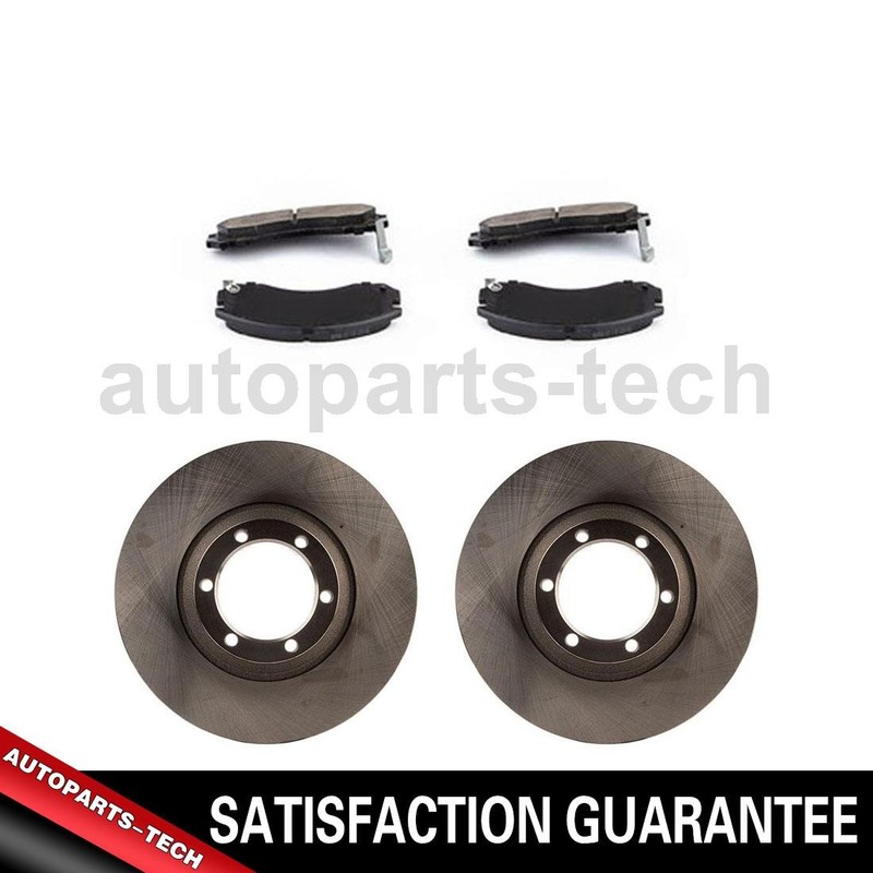 Magma Front Disc Brake Pad Set Disc Brake Rotor Fits Mitsubishi Montero