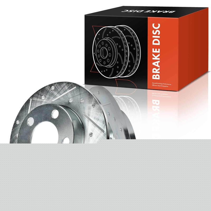 Rear Side Drilled Brake Rotor for Volkswagen Golf Jetta 1999-2006 Beetle Audi TT