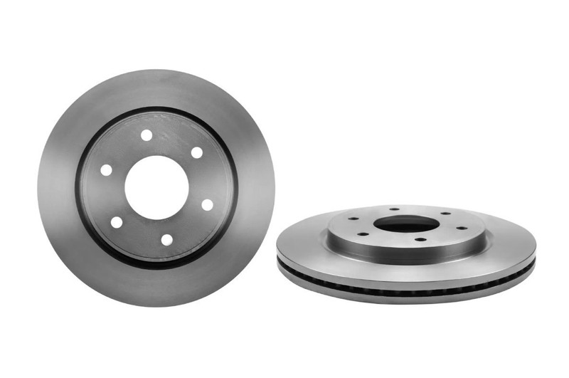 Brembo 09.B639.10 Prime OE Equivalent Vented Brake Rotors – Front Pair