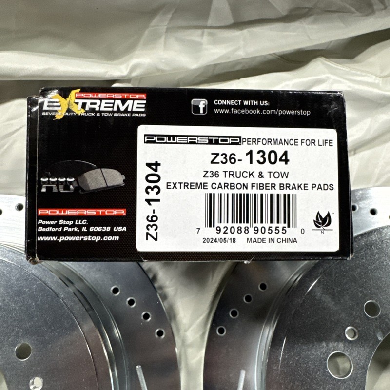 Power Stop JBR-1355XL&R-Evolution Drilled & Slotted Rotors/Pads-TOYOTA-LEXUS gallery