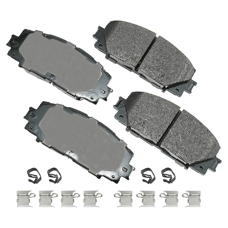 Akebono OEM Front & Rear Brake Pads Kit For 2011-2017 Lexus CT200H 9 Yr Warranty