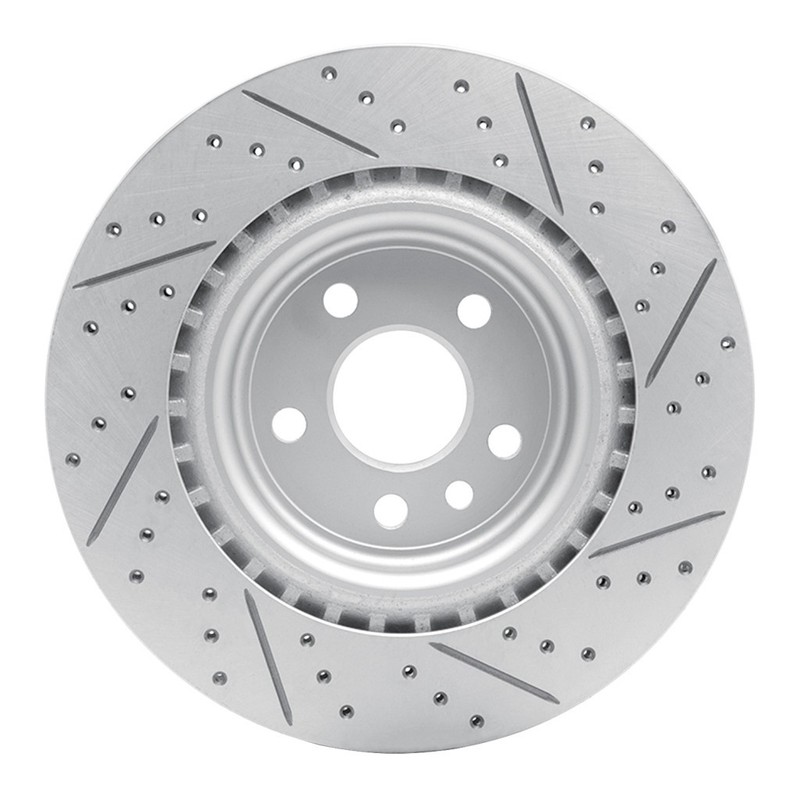 For Land Rover Range Rover Velar 2018-2020 Brake Rotor Rear Drilled and Slotted gallery