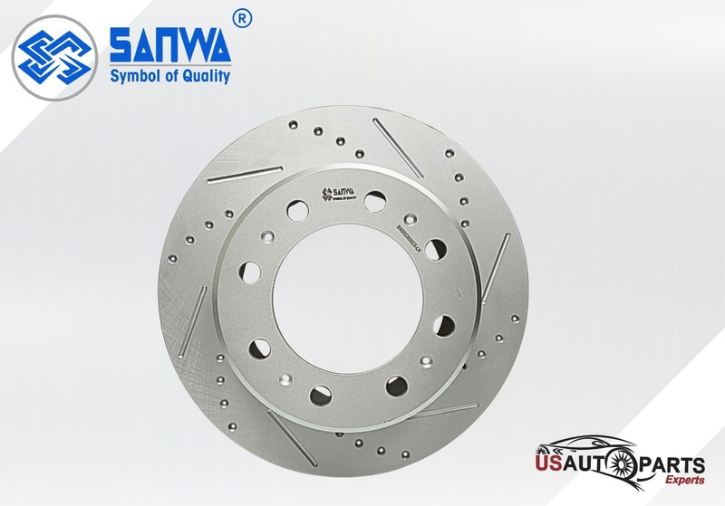 REAR LH BRAKE ROTOR SOLID & GEOMET COATED D&S 358 mm FOR RAM 2500 2009-2023 6.4L