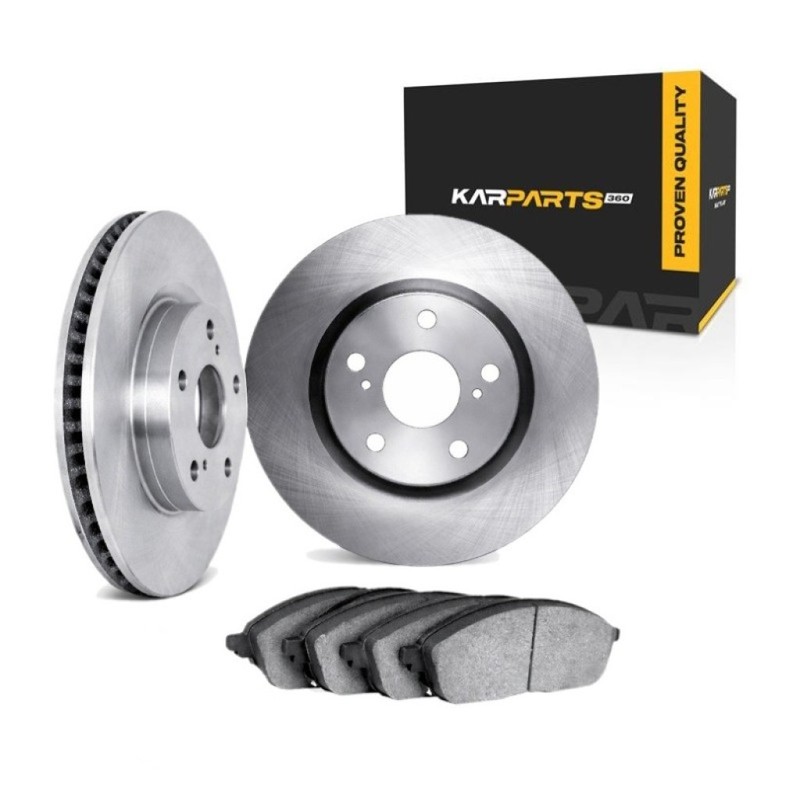Brake Rotor Set Front | Cast Iron | Vented | 108 Mm. / 4.25 In. Bolt Circle