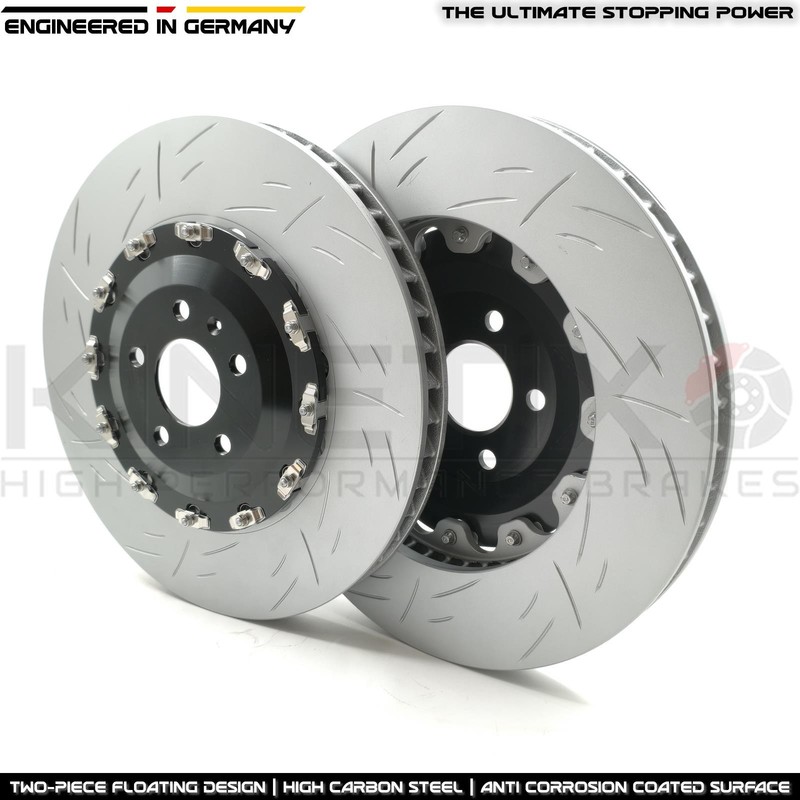 FOR VW TOUAREG R 3.0 R TWO PIECE FLOATING FRONT BRAKE DISCS RACING PADS 400mm gallery