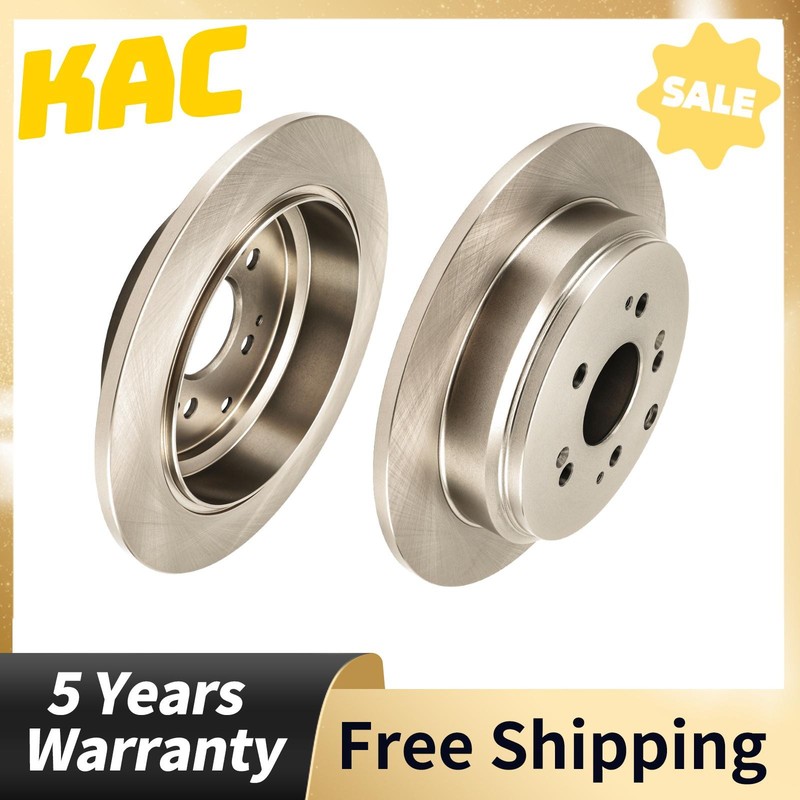 Rear Solid Brake Rotors Fits Honda Odyssey 2005 2006 2007 2008 2009 2010 31369