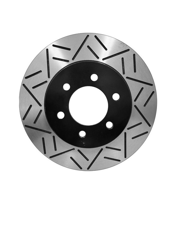 Duraplus Rear Coat F-Slot Brake Rotors Ceramic Pads ESF-582457-CRD2174