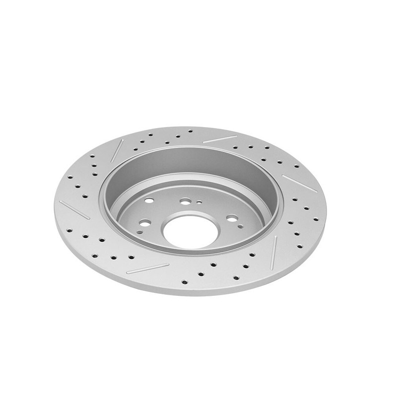 Front Rear Drilled Brake Disc Rotors & Ceramic Pad For 2011-2014 Honda Odyssey gallery