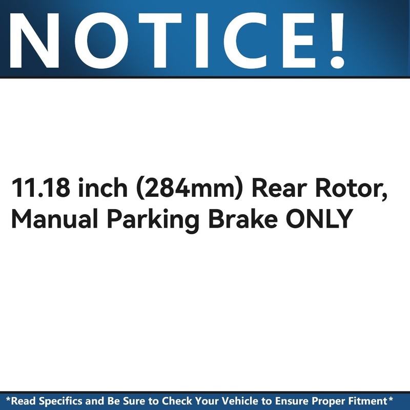 Rear Disc Rotors Ceramic Brake Pads for 2016 2017 2018 Hyundai Sonata Kia Optima gallery