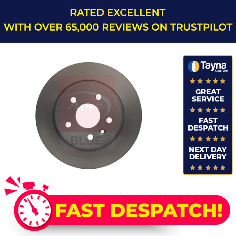 2x Brake Discs Pair Solid fits VAUXHALL ASTRA J 1.6D Rear 14 to 20 268mm Set New
