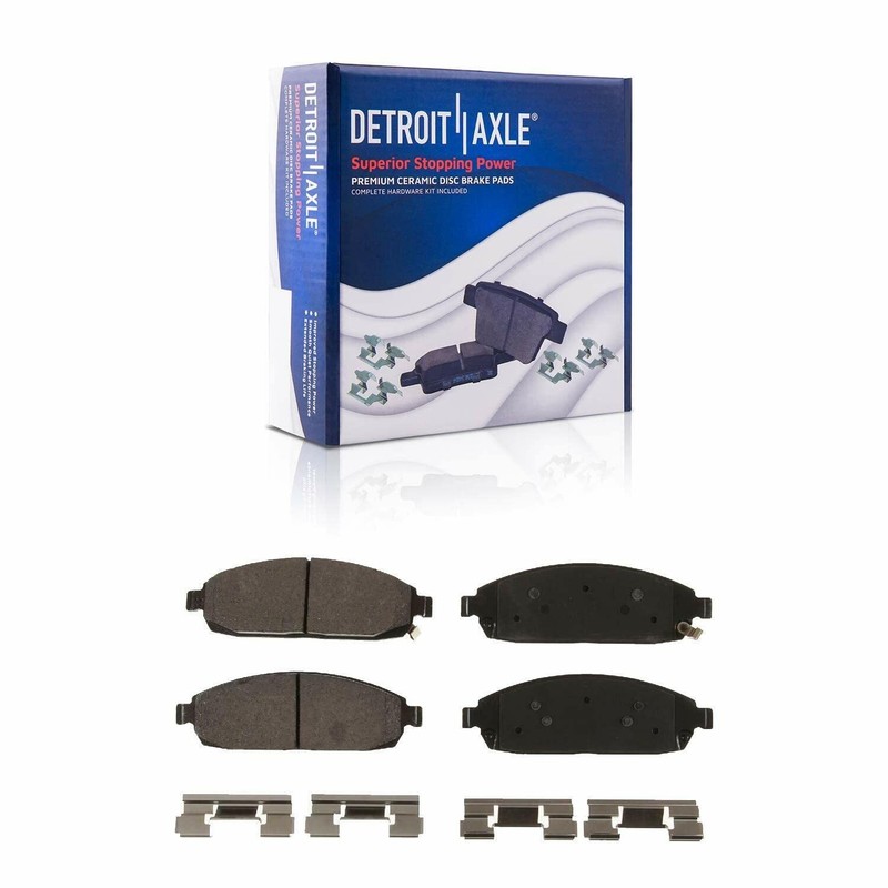 Front Drilled Rotor Brake Pad Wheel Hub 20pc Lugnut for Grand Cherokee Commander gallery