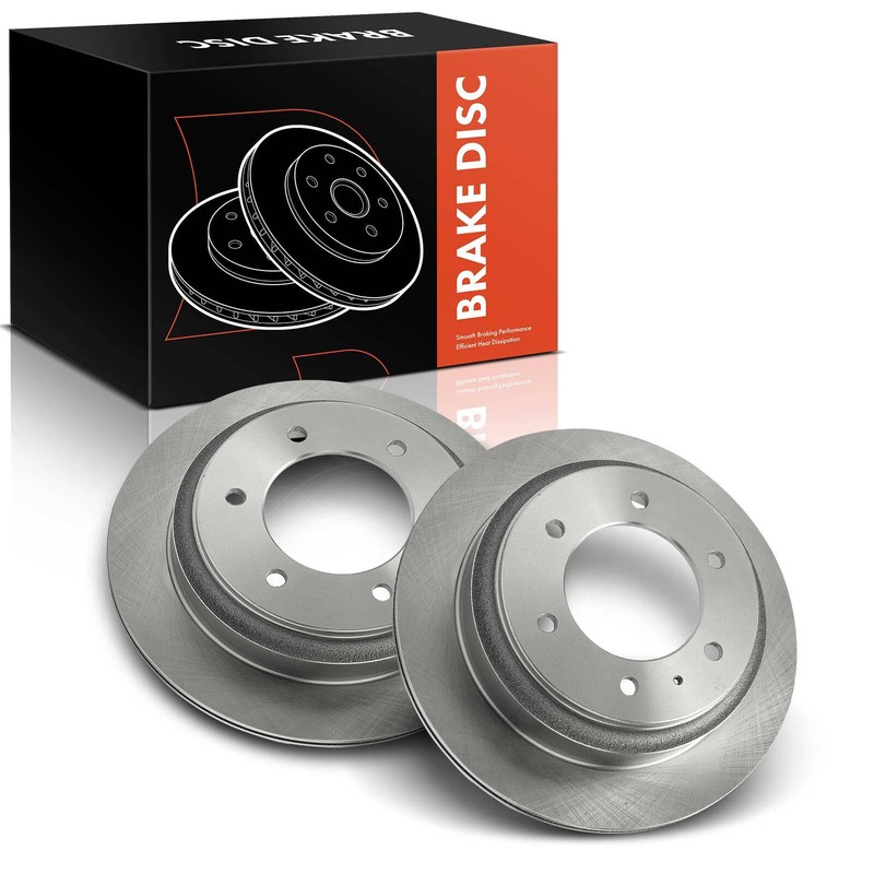 2x Rear Side Disc Brake Rotors for Honda Passport Isuzu Rodeo Trooper Acura SLX