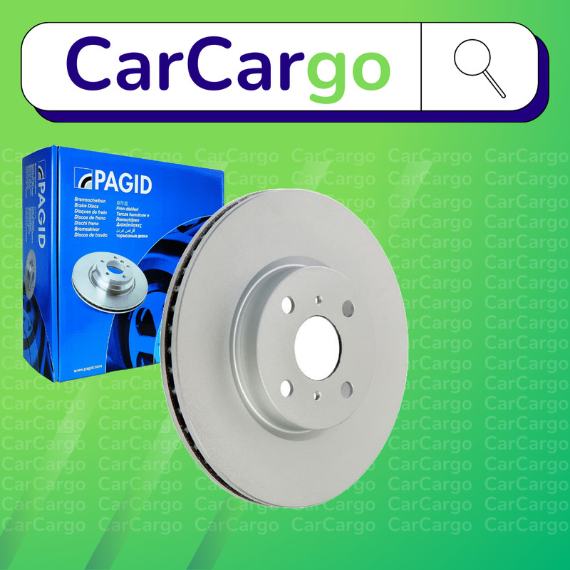 Pagid Vented Front Brake Discs Pair Daihatsu Charade 1.33 16V 2011-2024 275 mm