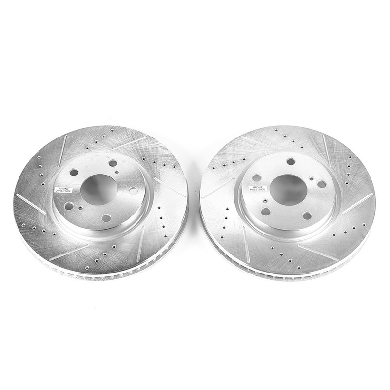 JBR1147XPR Powerstop 2-Wheel Set Brake Discs Front for Lexus IS250 GS300 2006
