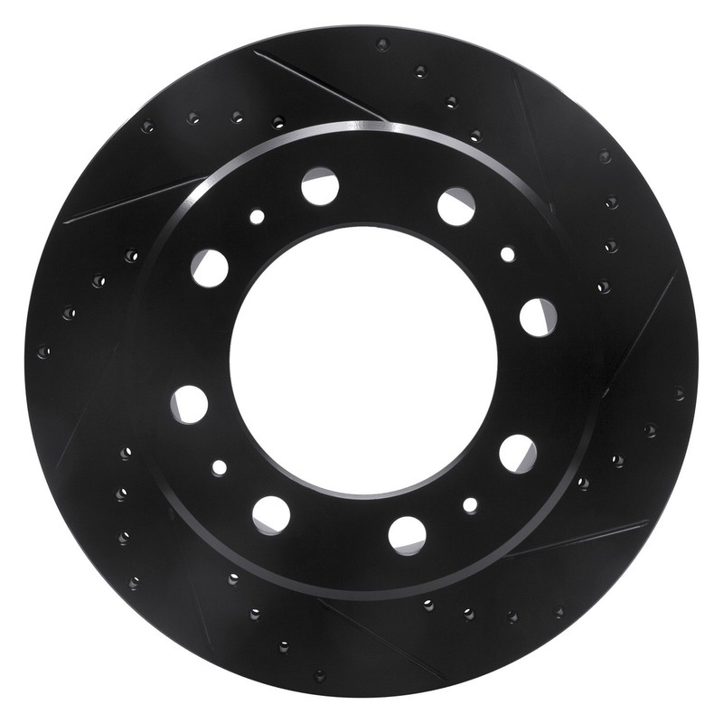 For Ram 2500 11-25 DFC Premium Drilled & Slotted Rear Passenger Side Brake Rotor