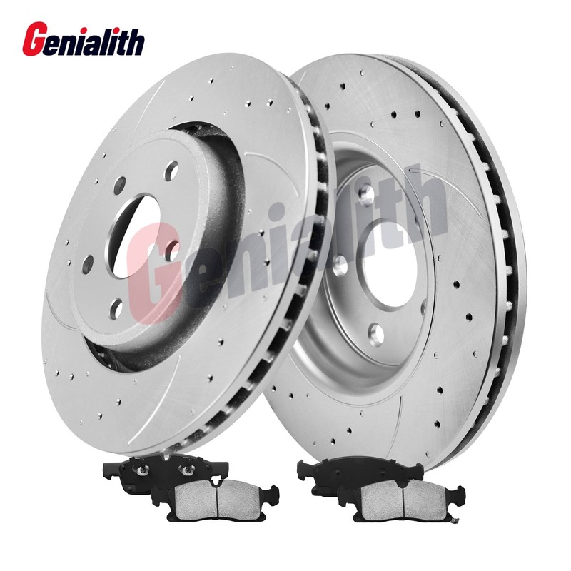 13.8 inch Front Rotors Ceramic Brake Pads for Jeep Grand Cherokee Dodge Durango