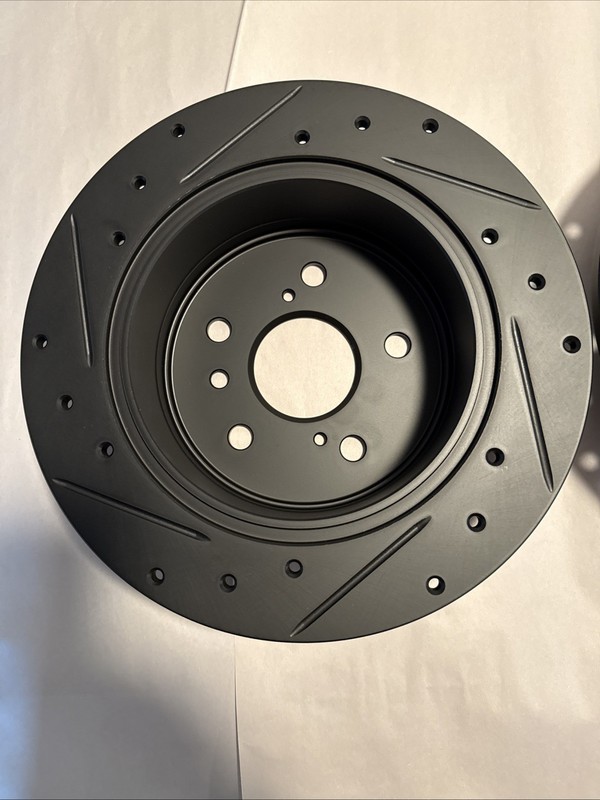 New Dynamic Friction Rear Rotors Drill & Slot 07-12 Camry & Avalon ES350 07-11 gallery