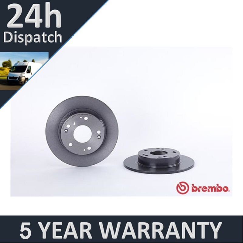 Fits Honda Civic 2005-2016 Acura ILX 2012- + Other Models PV Rear Brake Discs