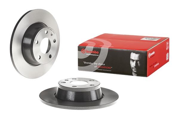 2x Brake Discs Pair Solid fits AUDI TT 8J3, 8J9 3.2 Rear 06 to 10 286mm Set New gallery