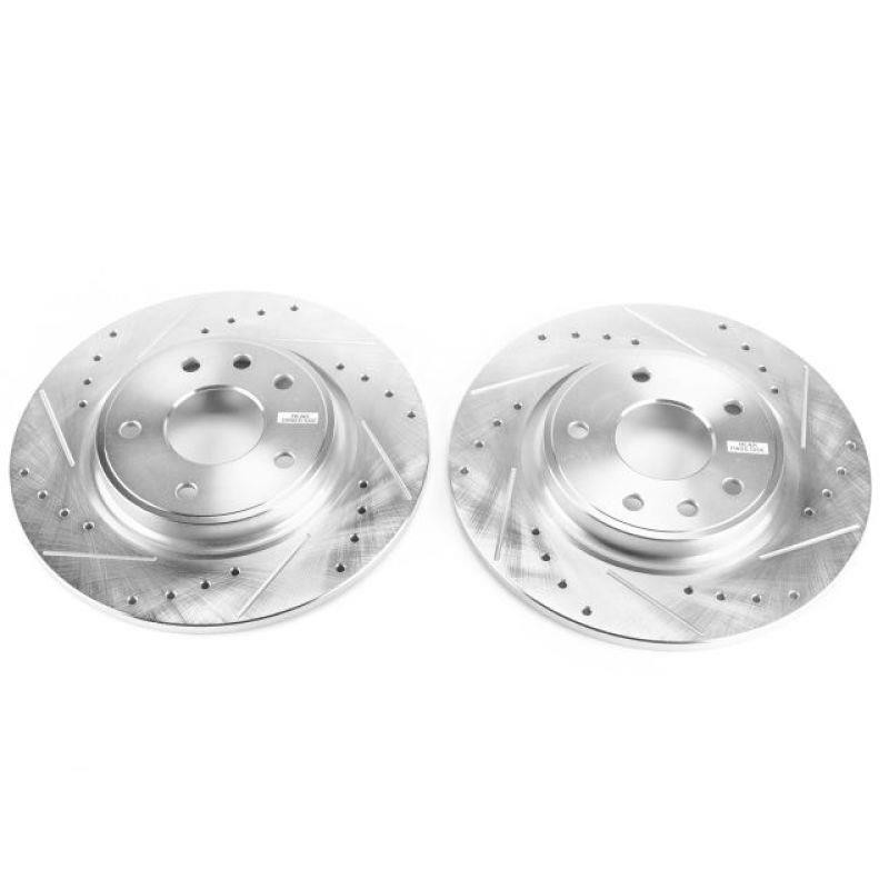 PowerStop AR8600XPR fits Buick 71-73 Centurion F Drilled & Slotted Rotors Pair