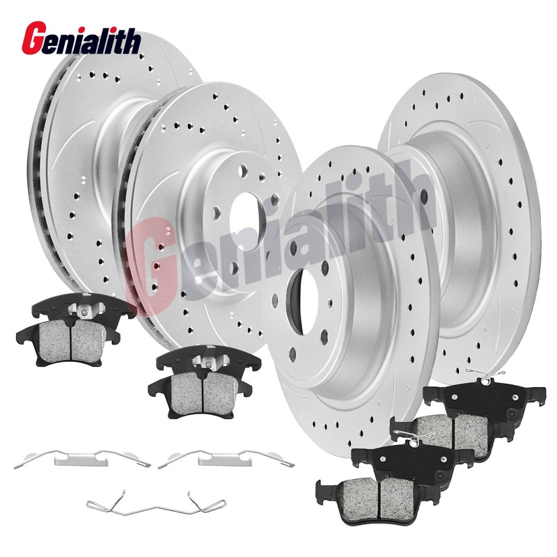 Front & Rear Disc Rotors Brake Pads for 2013 – 2016 Ford Fusion Lincoln MKZ
