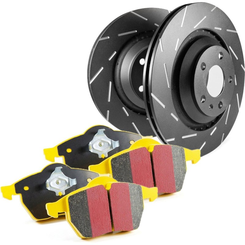 S9KF1519 EBC 2-Wheel Set Brake Disc and Pad Kits Front for Toyota 86 Subaru BRZ