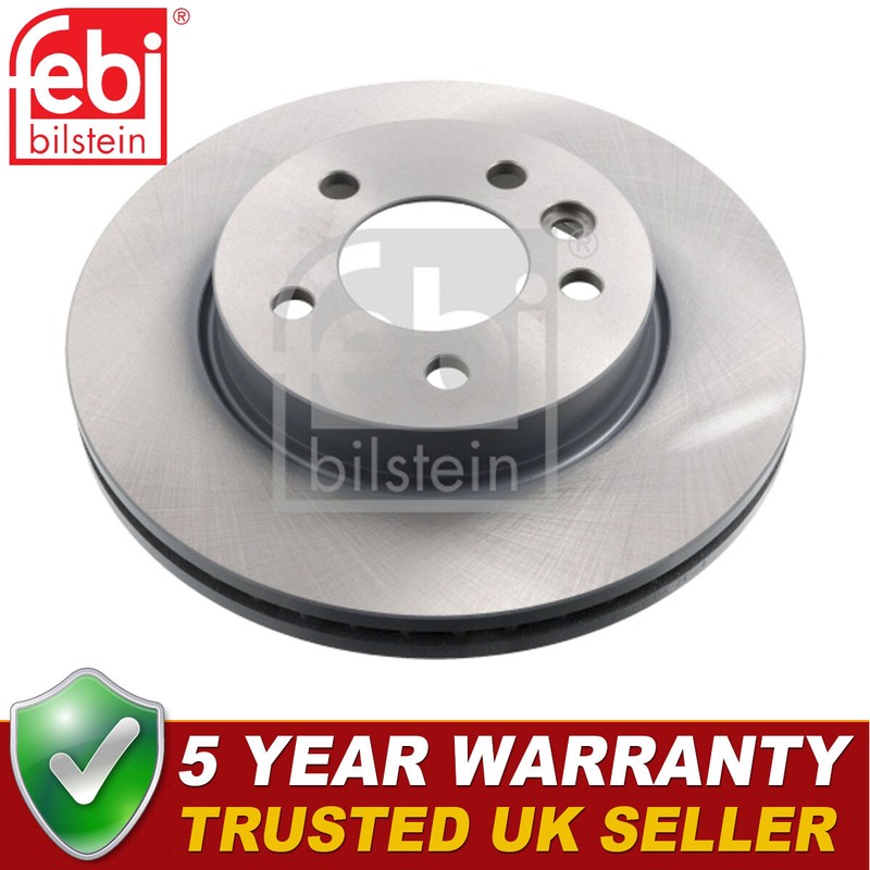 Febi Front Brake Discs Fits VW Amarok 2010- 2.0 TDi 3.0