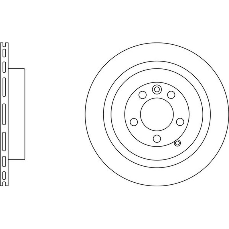 Apec Blue Brake Disc – Rear SDK6270 – Fits Land Rover Discovery and Range Rover