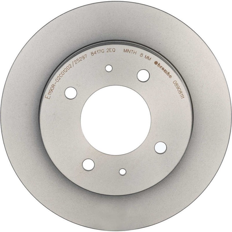 Disc Brake Rotor-Premium UV Coated OE Equivalent Rotor Brembo 08.9081.11