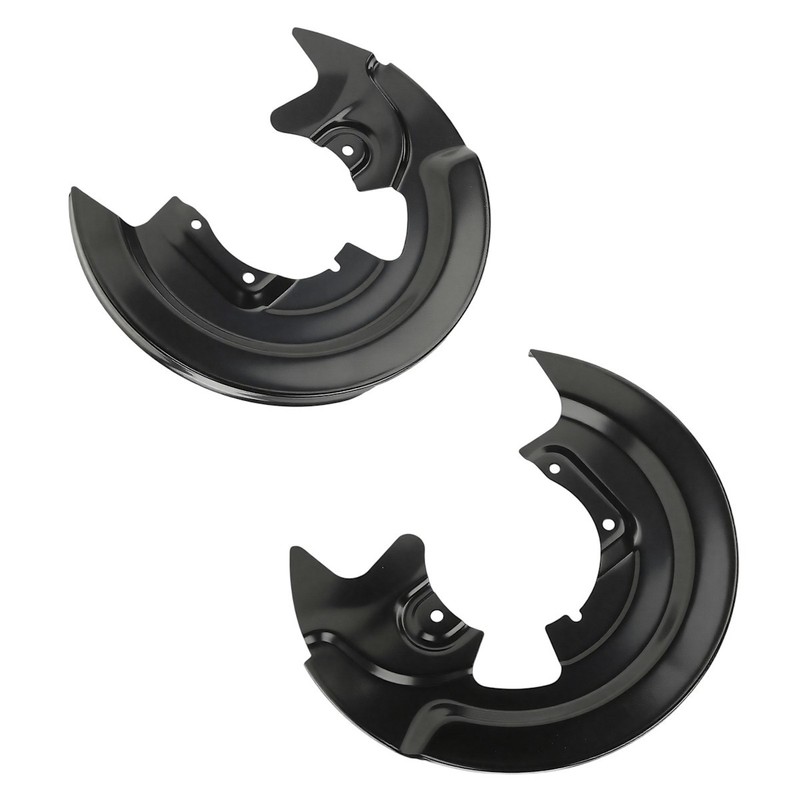 Brake Dust Shields Set of 2 Front Driver & Passenger Side Left Right Pair
