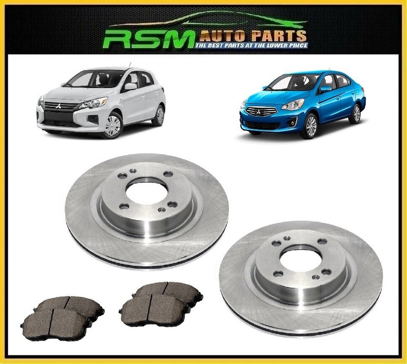 Front Brake Disc & Pads Set for Mirage G4 17-21 Mirage Hatch