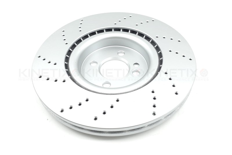 FOR R56 MINI JOHN COOPER WORKS GP2 12-13 FRONT DRILLED BRAKE DISCS PADS 330MM gallery