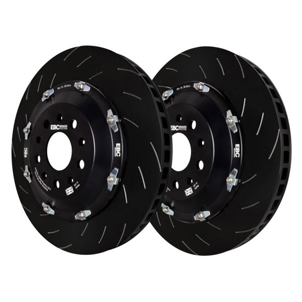 For Chevy Corvette 20-24 EBC Fully-Floating Slotted 2-Piece Rear Brake Rotors gallery