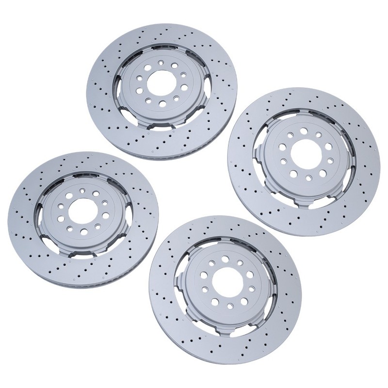 For 2017&Up Alfa Romeo Giulia Stelvio Quadrifoglio Front Rear Brake Rotors