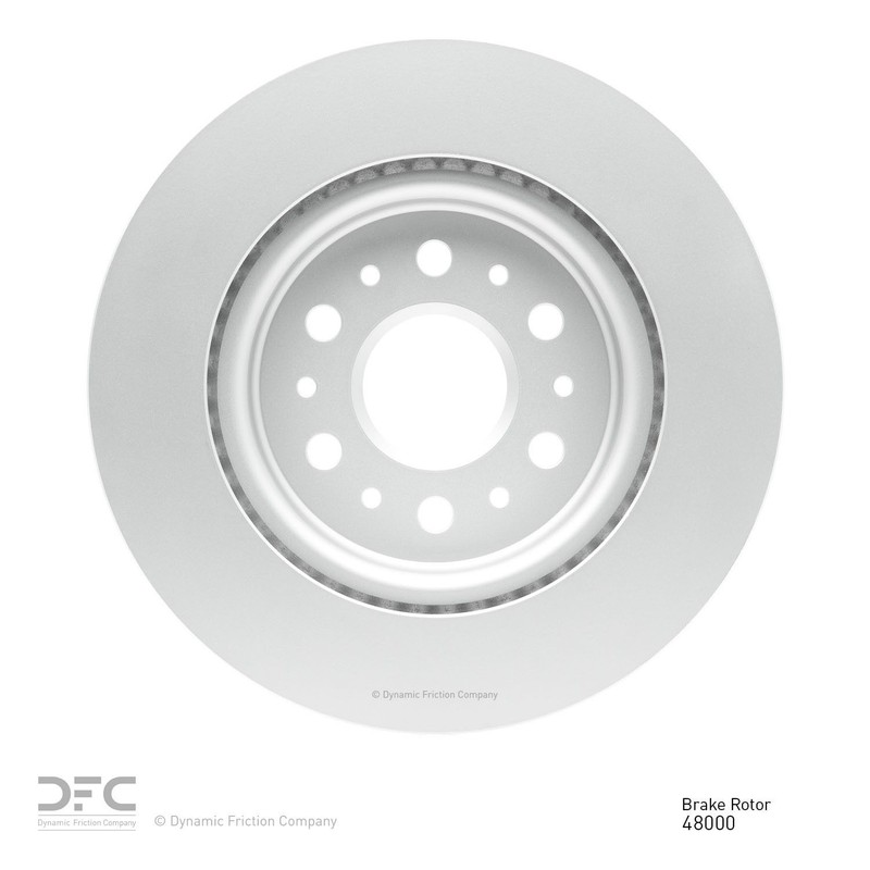Dynamic Friction 604-48000 DFC GEOSPEC Coated Rotor - Blank gallery